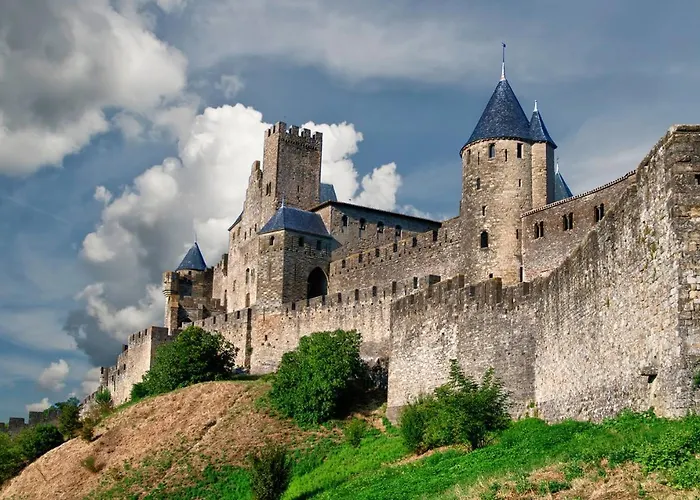 Maison Chateaudun - Clim, Terrasse & Garage Prive 卡尔卡松